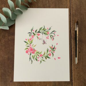Affiche "Couronne de Roses"