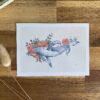 Carte "La baleine fleurie"