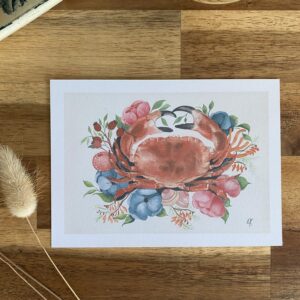 Carte "Le crabe fleuri"