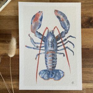 Affiche "Le homard bleu"