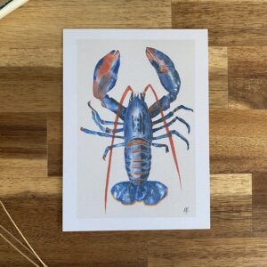 Carte "Le homard bleu"