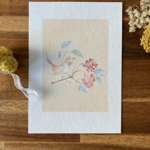 L'oiseau sur sa branche - Papier Mat