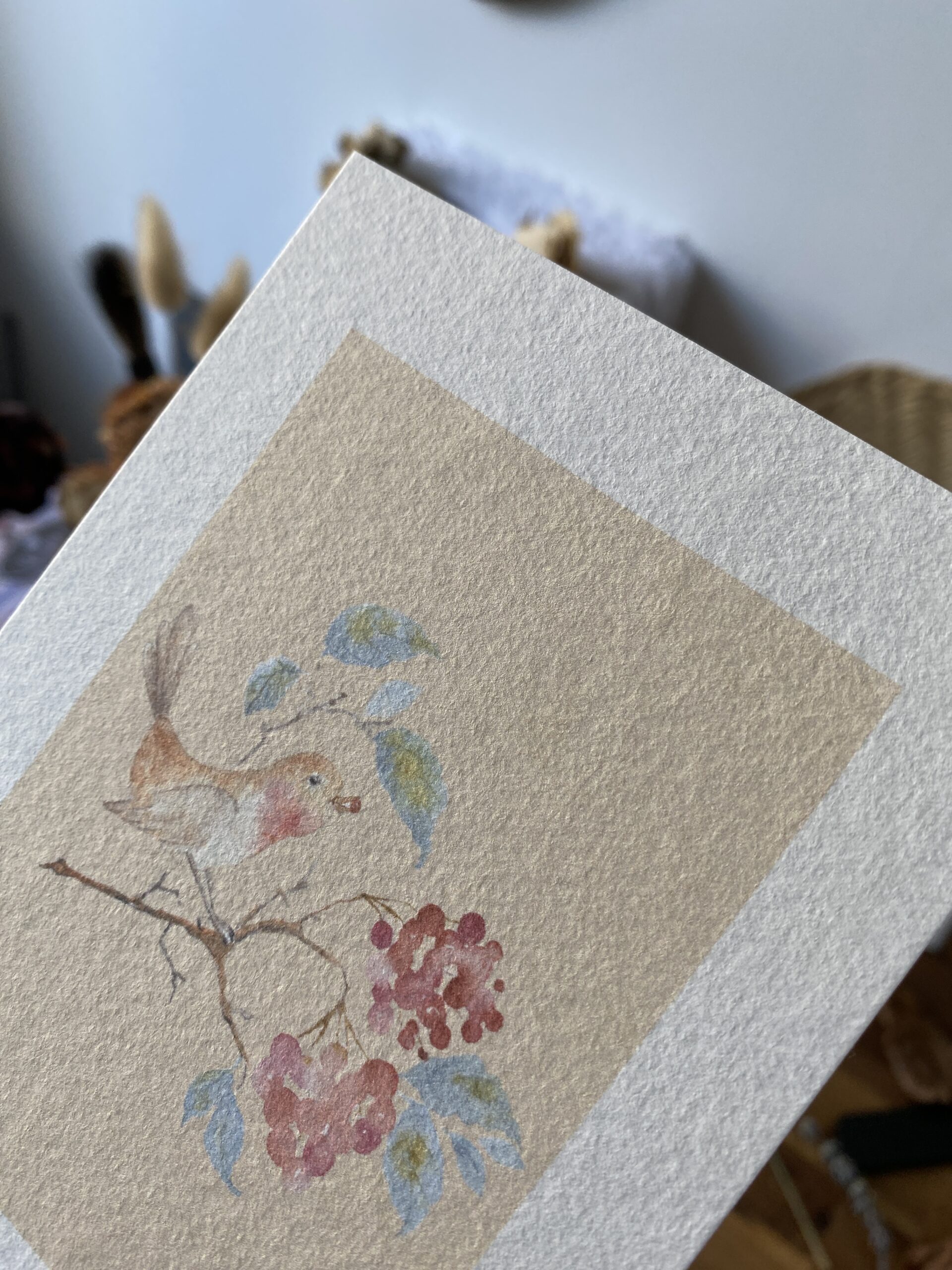 L'oiseau sur sa branche - Papier Mat – Image 2