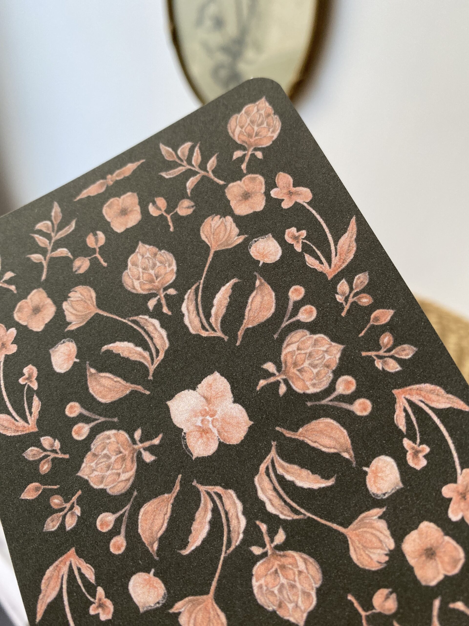 Cigale et fleurs d'hortensia - Papier Glacé - "Porte bonheur" – Image 4