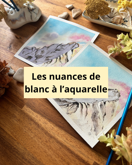Atelier à l'Atria 25/11/2026 : Les nuances de blanc à l'aquarelle
